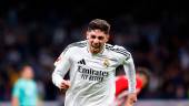 Federico Valverde celebra el gol contra el Athletic Club. / Europa Press. 