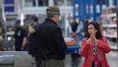 Margarita Robles, en su visita del jueves a la fábrica de armas Santa Bárbara Sistemas. / María José López / Europa Press.