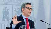 Félix Bolaños, en la rueda de prensa posterior al Consejo de Ministros. / Jesús Hellín / Europa Press.