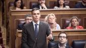 El presidente del Gobierno, Pedro Sánchez, durante una sesión plenaria en el Congreso esta semana. / Jesús Hellín / Europa Press.