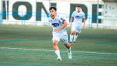 Carrillo, en un partido disputado en pretemporada. Real Jaén