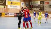 ARCHIVO. Los jugadores del Software DelSol celebran un gol en el partido del pasado miércoles.