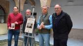 CULTURA. José Antonio Oria, Luis Pedro Pérez, Manuel Rodrigo y Juan Vicente Córcoles, con el cartel.