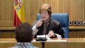 La magistrada Ángela Murillo durante un proceso judicial. / Lorena Sopena / Europa Press.