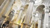 PLATÓ. Vista interior de la Catedral de Jaén, que se convertirá en escenario cinematográfico.
