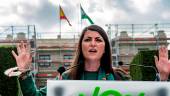 La candidata de Vox a la Presidencia de la Junta de Andalucía, Macarena Olona