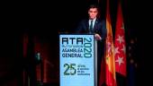 EN MADRID. Pedro Sánchez, interviene a Asamblea de elecciones de la Asociación de Trabajadores Autónomos. 