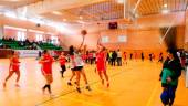 ESCOLARES. Partido de baloncesto femenino en el Pabellón del Campus de Las Lagunillas.