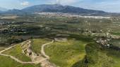 Vista aérea del yacimiento de Puente Tablas. / Universidad de Jaén.