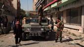 Miembros de las fuerzas de seguridad afganas en Kabul. 