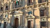 Fachada del edificio que alberga el Tribunal Superior de Justicia de Andalucía. 