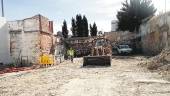 CASCO ANTIGUO. Trabajos acometidos en el solar de la Casa del Coño, en plena calle Real.