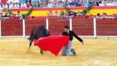 2019. Fotografía de Archivo de una corrida en la plaza de toros de Villacarrillo durante las fiestas del año pasado.