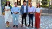 María Segovia, José María Álvarez, Agustín González, Antonio Losa y Mónica Moreno.