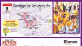 Recorrido del Resucitado en Jaén, extraído de la guía de itinerarios del Diario JAÉN.