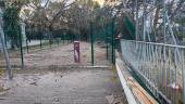 Estado de la valla del parque canino. / Ayuntamiento de Jaén.