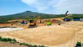 Obras para la construcción de la EDAR de Villanueva del Arzobispo. / Junta de Andalucía.