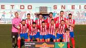 TITULARIDAD. El once inicial del Atlético Porcuna en el partido ante el Poli Almería. 