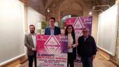 PRESENTACIÓn. David Rodríguez, Francisco Javier Lozano, María Felicidad Pérez y Juan Martínez, en la Diputación provincial.