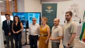 Santiago González, Beatriz López, Felipe Cano, Fátima Villar, Francisco Lendínez y Adrián Jiménez. / Gilberto Moreno / Diario JAÉN.