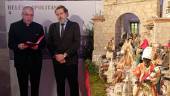 Juan Ignacio Dama y Luis Jesús García-Lomas, junto al Belén. / Fran Miranda / Diario JAÉN.