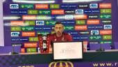 Manuel Herrero durante la rueda de prensa.