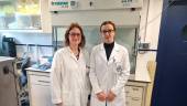 Las investigadoras de la UJA Hikmate Abriouel y Julia Manetsberger. 
