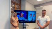 María Espejo y Álex Martínez presentan el concierto. / Juanfran Paredes / Diario JAÉN. 
