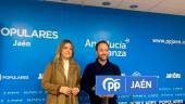 Elena González y Erik Domínguez durante la rueda de prensa / Diario JAÉN.