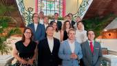 Miembros del equipo de Gobierno municipal junto a autoridades políticas y empresariales de la misión comercial china. / Adrián Claudio Bonache / Diario JAÉN. 
