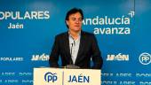 El portavoz del Grupo Popular del Ayuntamiento de Jaén, Agustín González.