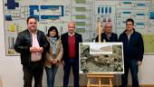 PRESENTACIÓN. Víctor Torres, Francisca Medina, José Luis Hidalgo, Manuel Anguita y José María Mercado.