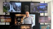 Andrés Ortiz Tafur en la presentación del III Encuentro Literario sobre Repoblación. / Pablo Espinosa / Diario JAÉN.