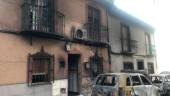 DAÑOS. Consecuencias del fuego registrado en Jódar. 