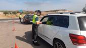Control de la Guardia Civil en una carretera. / Subdelegación del Gobierno en Jaén.