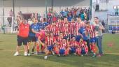 celebración. Alineación del Atlético Porcuna en su último partido en División de Honor Andaluza.