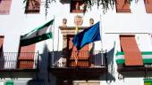 administración local. Fachada del edificio que alberga el Ayuntamiento de Campillo de Arenas.