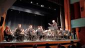 Sociedad Filarmónica de Jaén durante su actuación en Festiband. / Adrián Claudio Bonache / Diario JAÉN.