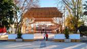 ESPARCIMIENTO. Ubicación de la Caseta V Centenario, en el Parque Municipal de la Fuensanta.