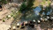 Los bañistas se desplazan a Los Cañones para hacer frente a los más de 40 grados. / Elisabeth Ruiz / Diario JAÉN.