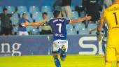 Hugo Díaz celebra el gol de la victoria. / Serendipia Fotógrafos. 