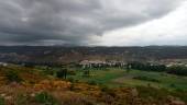 Cielo encapotado sobre La Matea, aldea de Santiago de La Espada. / Diario JAÉN.