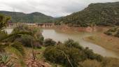 Imagen del Guadalmena este viernes. / Joaquín Castillo. 