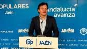 El portavoz del Grupo Popular municipal, Agustín González. / PP Ayuntamiento de Jaén.
