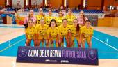 Formación del Martos FS que se enfrentó al Móstoles de Madrid.