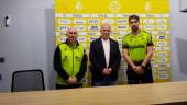 Daniel Rodríguez, Germán Aguayo y Alan Brandi en rueda de prensa. 