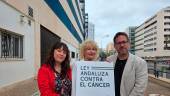 José Ignacio García y Ángela Claverol presentan la propuesta de la Ley Andaluza Contra el Cáncer. / Adelante Andalucía.