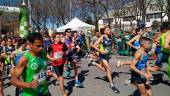 Carrera adulta. Salida de la última prueba de la jornada con más de 807 atletas en la línea de comienzo.