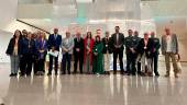 Foto de familia en la inauguración de la II Bienal de Arqueología. 