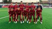 La alineación de Linares Deportivo en su enfrentamiento ante el Club Deportivo Torreperogil. / Linares Deportivo. 